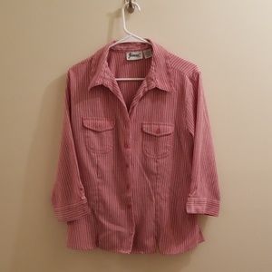 Joanna Long Sleeve Button Down Size Large